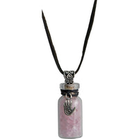 Healing ~ Rose Quartz Chips w/ Healing Hand