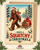 Sasquatch Yule Greeting Cards