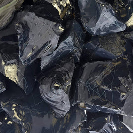Rough Spider Obsidian