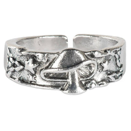 Adjustable Mushroom Band Ring
