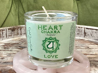 Crystal Journey Glass Filled Chakra Votives