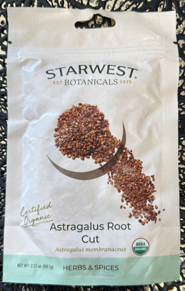 Astragalus Root Cut (Pre-Packaged)