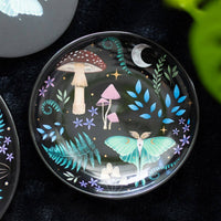 Dark Forest Nocturnal Ceramic Trinket Dish