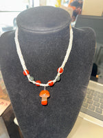 Hemp Mushroom Pendant Necklace