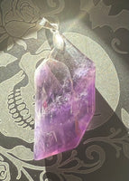Crystal Faceted Blade Pendant