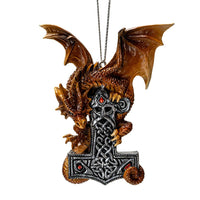 Mjolnir Guardian Dragon Ornament