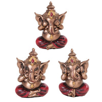 10692 Hear, See, and Speak No Evil Ganeshas