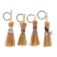 Lucky Broomstick Keyrings