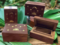 Celestial Inlay Wooden Trinket/Storage Box