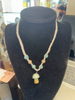 Hemp Mushroom Pendant Necklace