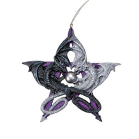 Anne Stokes Pentagram Dragon Ornament Christmas