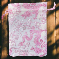 Embroidered Bags w/Drawstring