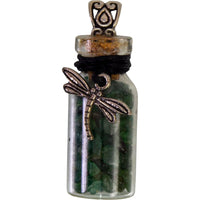 Success & Opportunity ~ Green Aventurine Chips w/Dragonfly