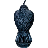 Intention/Ritual Candle - Raven on Skull Black