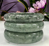 Natural Burmese Jade Bangle Bracelet