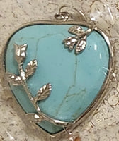 Heart & Rose Vine Pendant