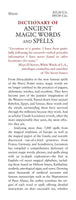 Dictionary of Ancient Magic Words and Spells by Claude Lecouteux