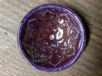 Ceramic Embossed Incense Burner Bowls