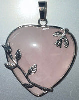 Heart & Rose Vine Pendant