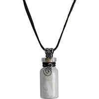 Cleansing ~ Selenite Chips w/ Spiral Spell Jar