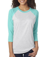Next Level 6051 - Unisex Triblend 3/4-Sleeve Raglan