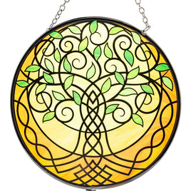 Glass Suncatcher 6in - Tree of Life - Celtic (Each)
