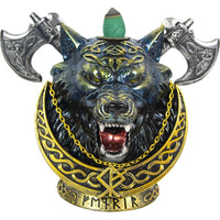 Polyresin Backflow Incense Burner - Fenrir