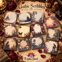 Gothic Scribbles ~ Sticky Notes