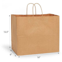 Brown Kraft Paper Retail Shopping Bags