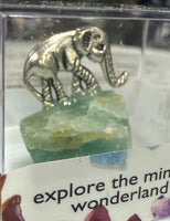 Stone/Crystal Chunk w/ Asst'd Animals