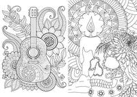 Day of the Dead: Coloring Book by