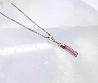 PINK TOURMALINE Handmade Gemstone Pendant Sterling (925)