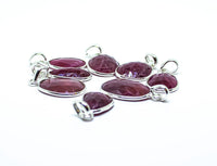 Ruby Gemstone Sterling Silver Pendant Necklaces