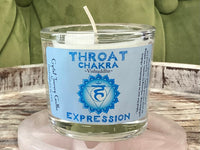 Crystal Journey Glass Filled Chakra Votives