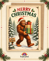 Sasquatch Yule Greeting Cards