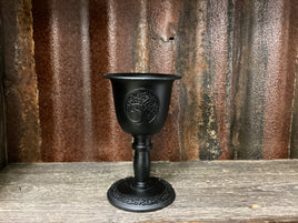 Metal Chalice Chime/Ritual Candle Holder with Tree of Life