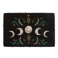 Dark Forest Moon Phase Doormat Home Decor