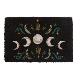 Dark Forest Moon Phase Doormat Home Decor