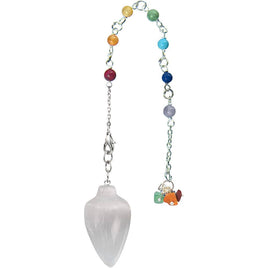 Pendulum Teardrop White Selenite (Each)