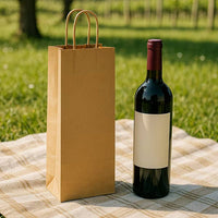 Brown Kraft Paper Retail Shopping Bags