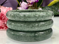 Natural Burmese Jade Bangle Bracelet