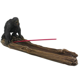Bigfoot on Log Incense Burner