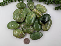 Tremolite Palm Stones~(Pillow Shape)