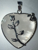 Heart & Rose Vine Pendant