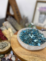 Natural Apatite Tumbled Stones, Real Crystal Chips
