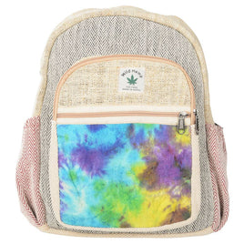 Hemp Backpack Tie Dye Front