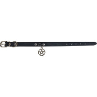 Vegan Leather Cat/Dog Collar - Pentacle - Small