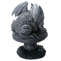Toad Gargoyle on Toadstool Mushroom