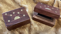 Celestial Inlay Wooden Trinket/Storage Box