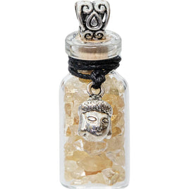 Enlightenment ~ Citrine Chips w/ Buddha